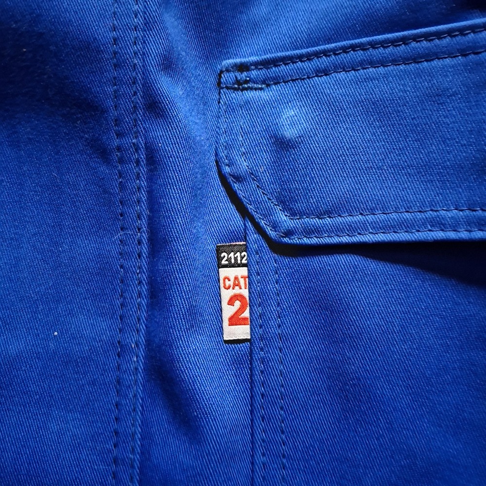 Crude FR Insulated Work Jacket 2XL TALL CAT2 ATPV12 2112 Quilt Lined RPS 586 - Picture 4 of 16